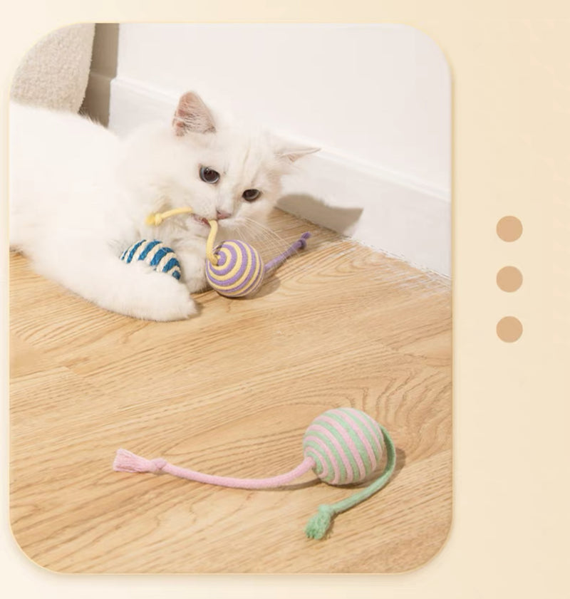 Cat Entertainment Sisal Ball Pet Toys