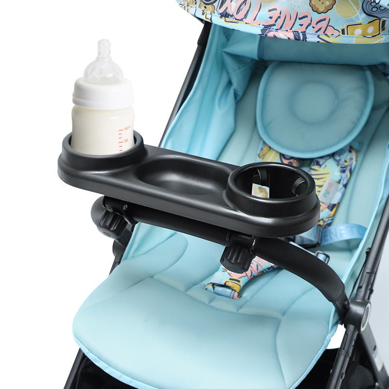 Baby Stroller Snack Tray With Cup Feeding Bottle Holder