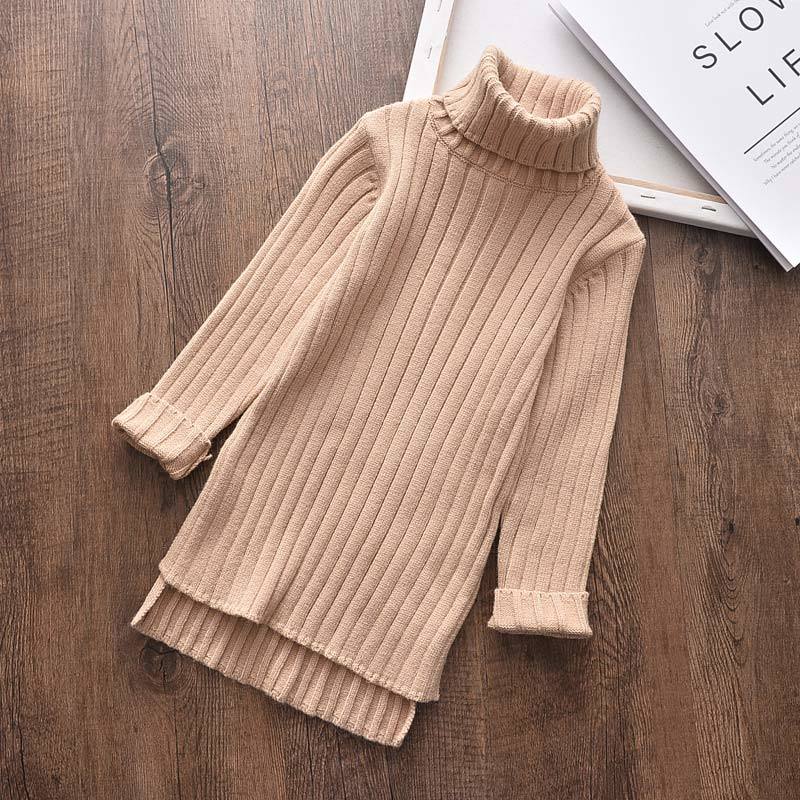 Children Dress Bow Doll Collar Clothes Coat Sweater