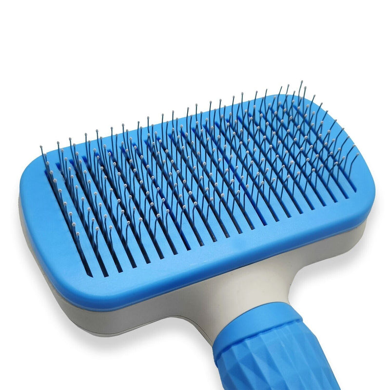 Hair Brush Grooming Trimmer Comb Self Cleaning Tool