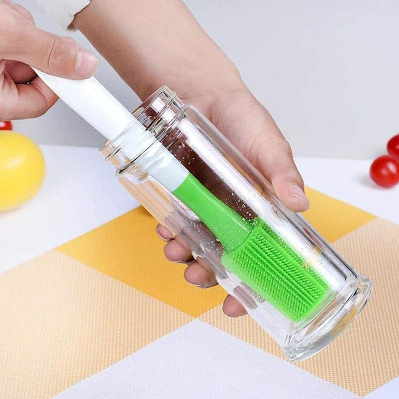 Silicone Bottle Brush Silica Gel Cleaning Brush