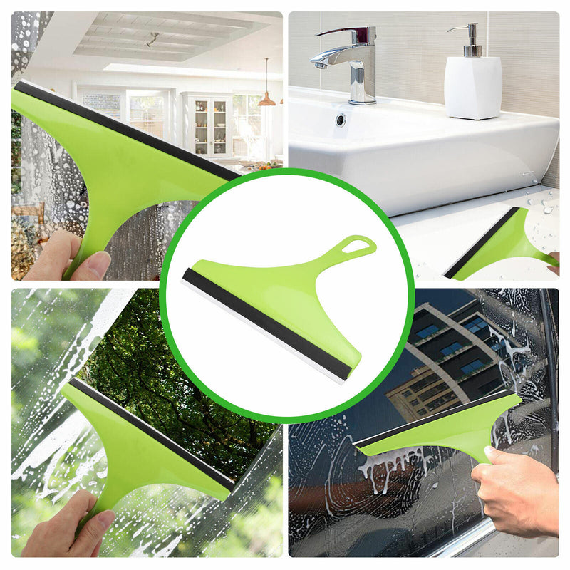 Window Wiper Cleaner Squeegee Shower Screen Mirror Home Car Blade Brush