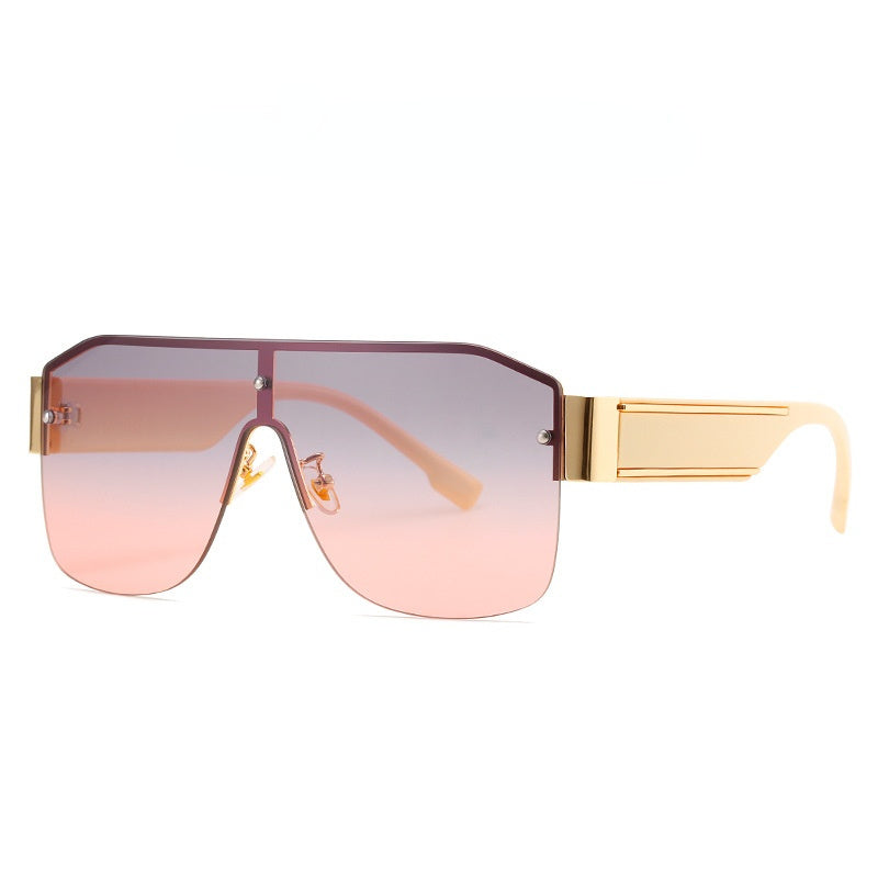 One Piece Windproof Retro Sunglass