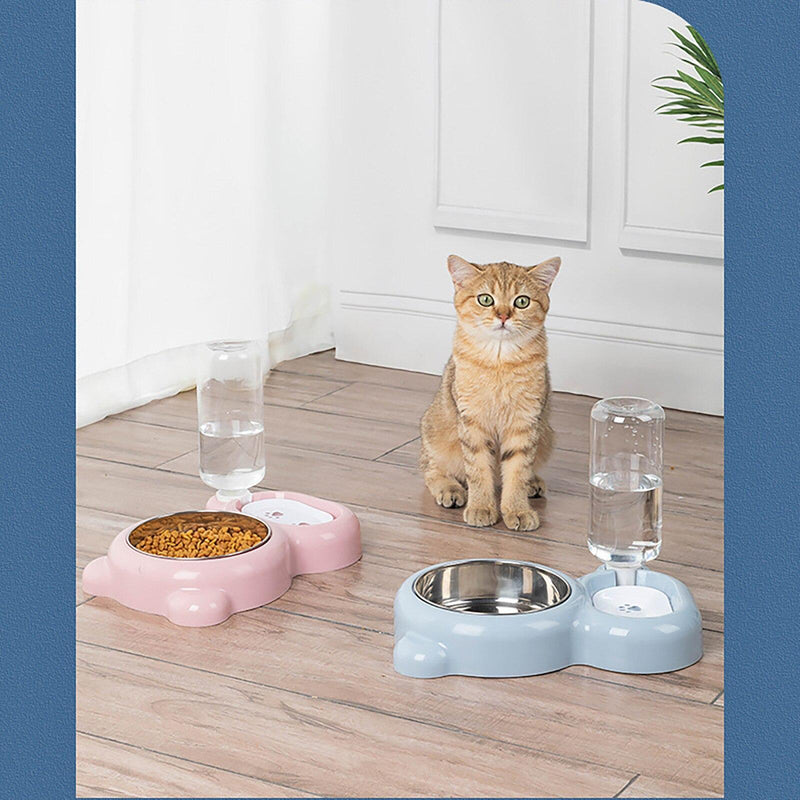 Pet Cat Stainless Steel Multifunctional Dog Cat Bowl