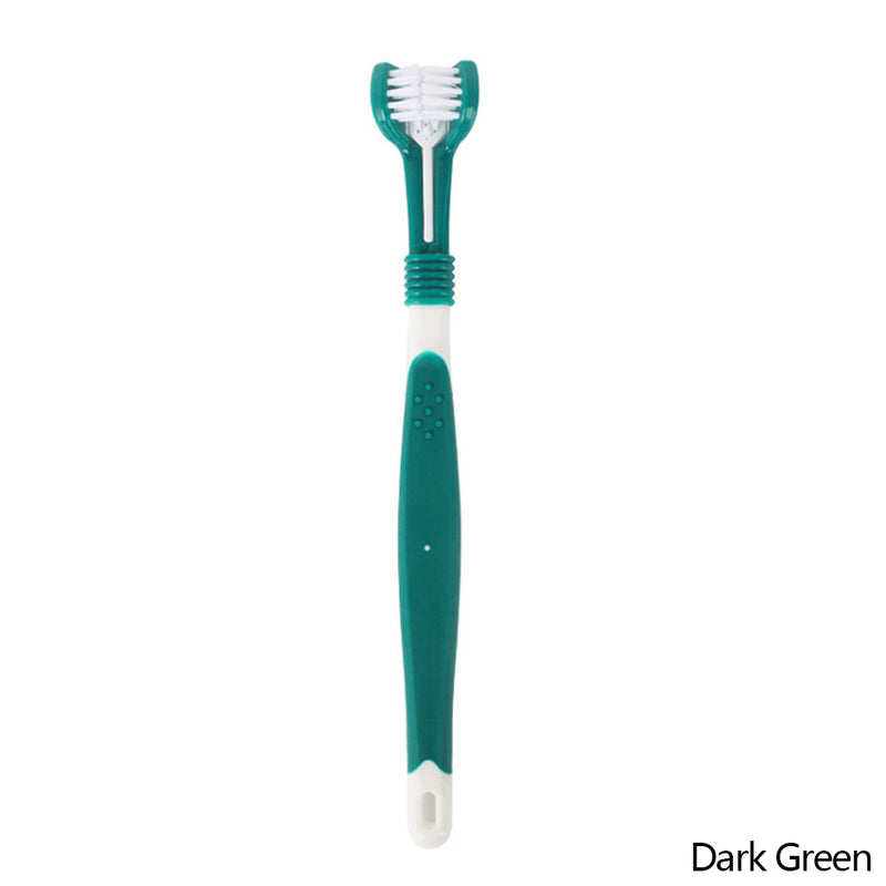 Toothbrush Three-Head Multi-angle Toothbrush Cleaning Brush