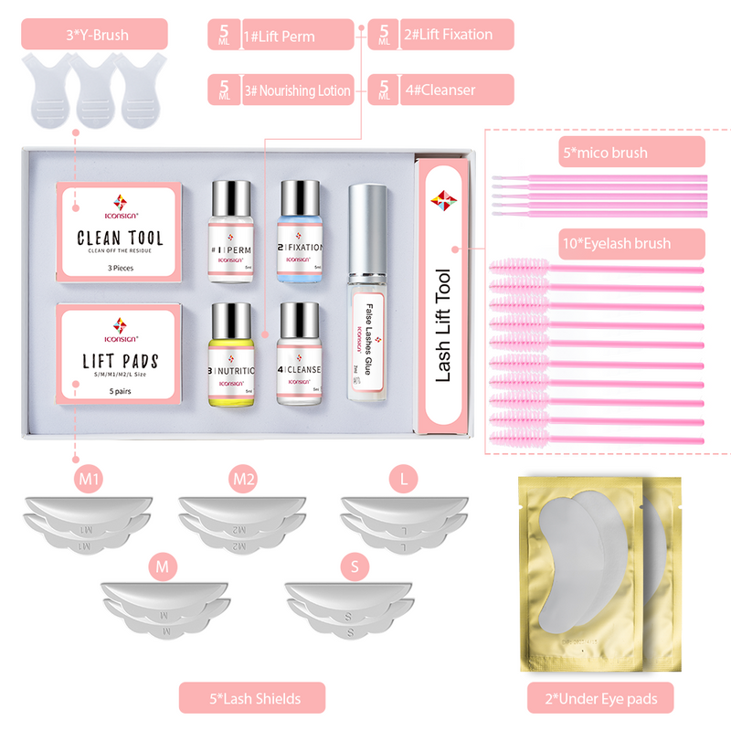 Upgrade Lash Lift Kit Lifting Lashes Eyelash Perm Eyes Makeup Tools