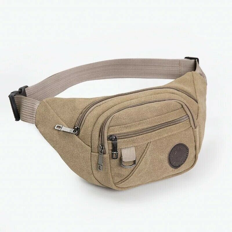 Sling Shoulder Travel Sport Pouch Unisex Fanny Pack Belt Waist Bag