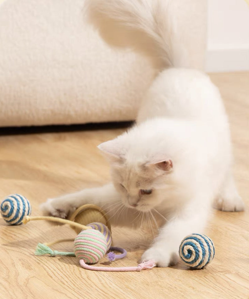 Cat Entertainment Sisal Ball Pet Toys