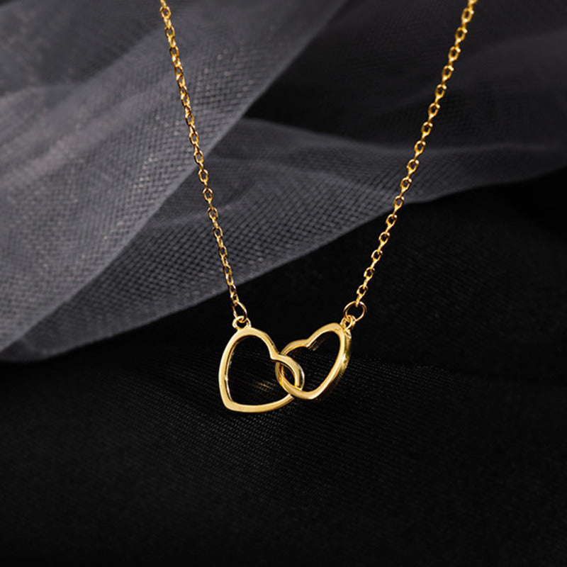 Heart-shaped Necklace Women Korean Version Clavicle Chain Wild Valentine's Day Gift