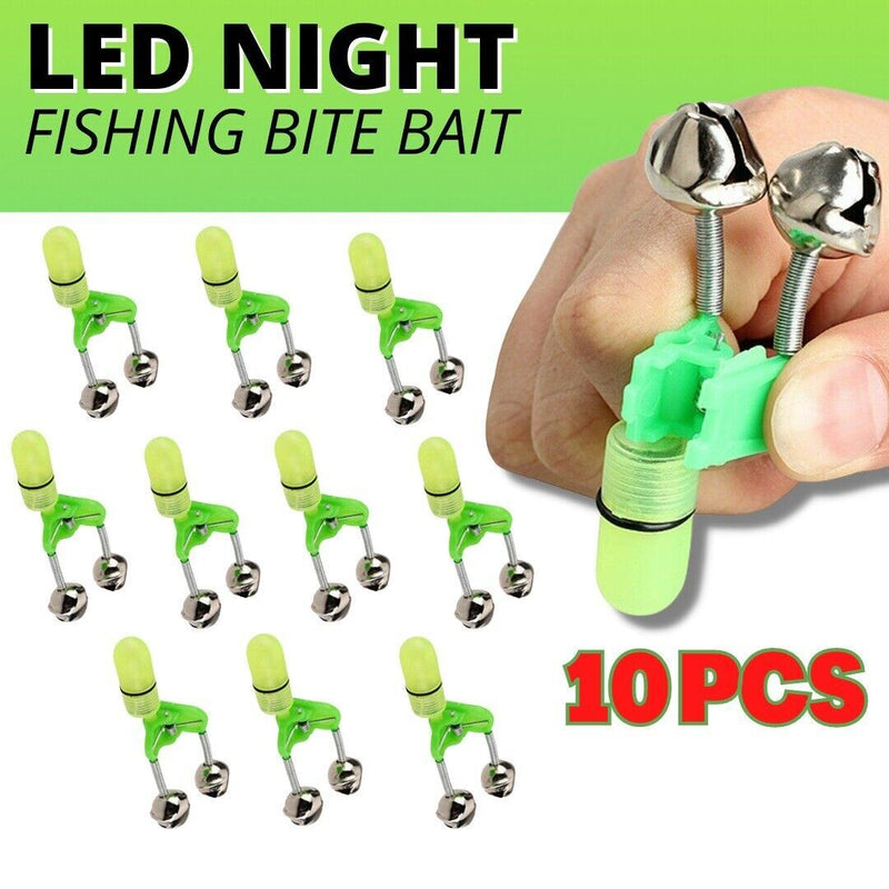 Plastic Bells Clip Fishing Rod Alarm Dual Alert Bell