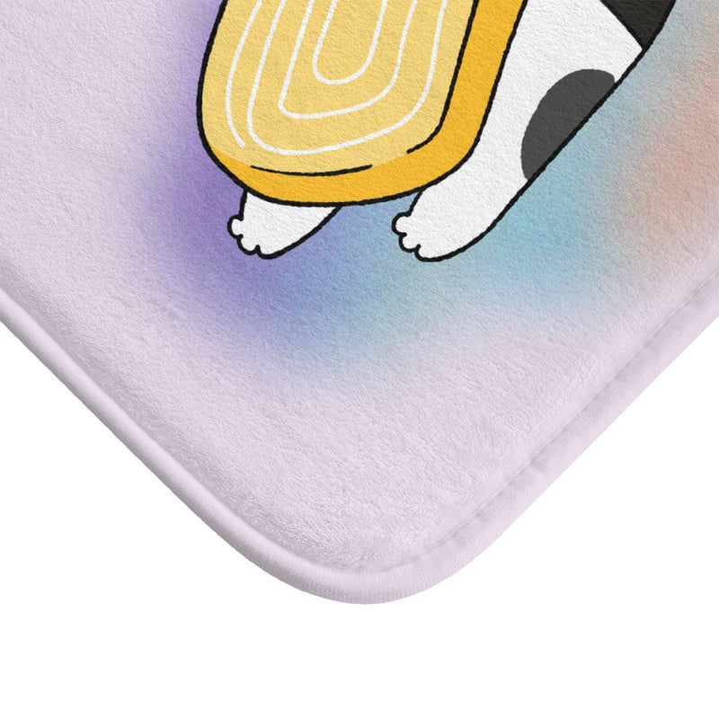 Adorable Cat Sushi Bath Mat