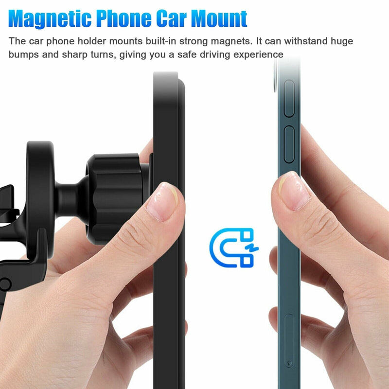 Wireless Chargers Car Air Vent Stand Phone Holder Mini QI Fast Charging Station