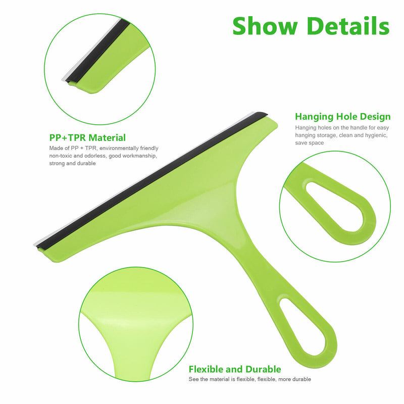 Window Wiper Cleaner Squeegee Shower Screen Mirror Home Car Blade Brush