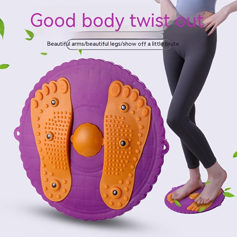 Twister Board Waist Twister Reduce Puffiness & Massage Feet with Plum Blossom Shaped