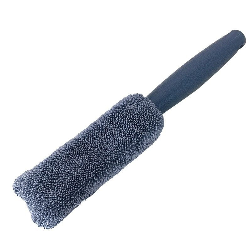 Car Wash Brush Plastic Handle Wheel Cleaning Tool