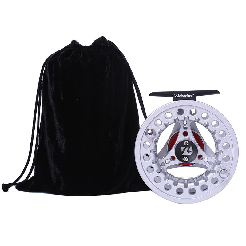 Kylebooker Fly Fishing Reel Large Arbor with Aluminum Body Fly Reel