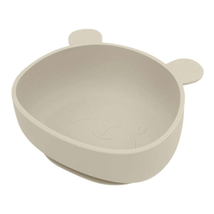 Baby Cartoon Panda Shape Complementary Food Training Silicone Bowl