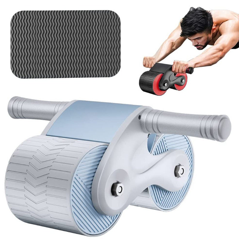 Rebound Abdominal Roller Wheel For Abdominal Exercise Fitness With Knee Mat