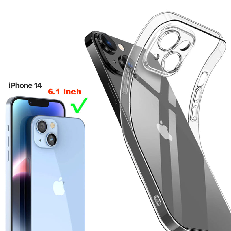 IPhone14 Pro Max Case Full Lens Protector Protective Phone Cases Slim Thin Anti-Fingerprint Cover