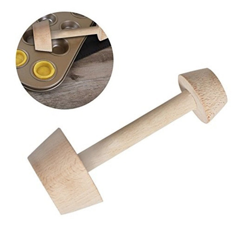 Pusher Double Side Tart Tamper Pastry Pusher Wooden Egg