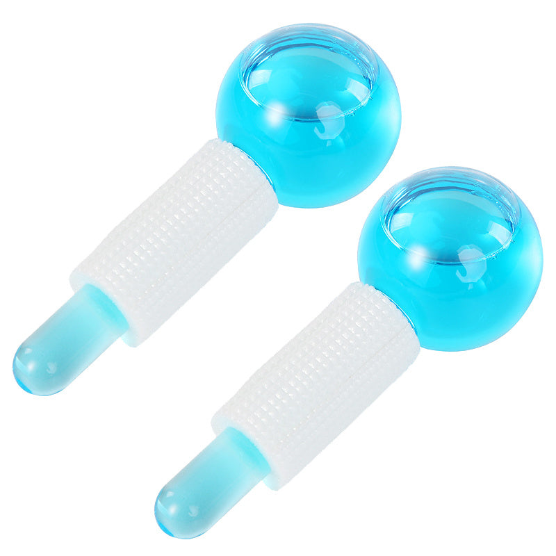 Facial Massager Crystal Glasses Ball Skin Care Tools