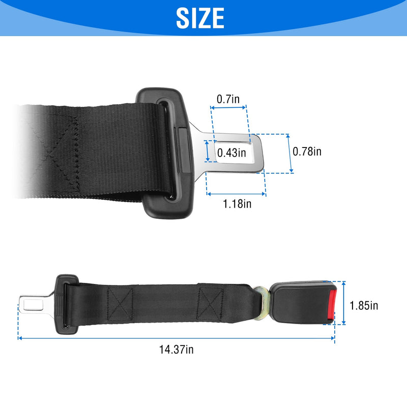 Buckle Tongue Webbing Extension Safety Belt