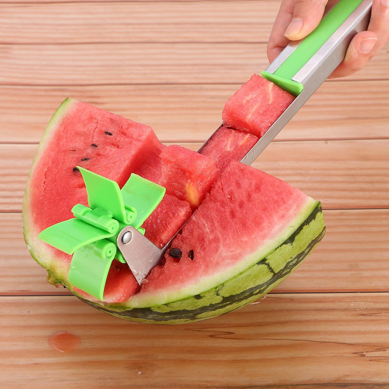 Watermelon Cubes Windmill Cutter Melon Knife