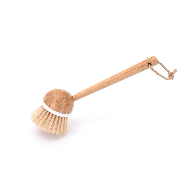 Brush Bamboo Scruber Tableware Washing Cleaning