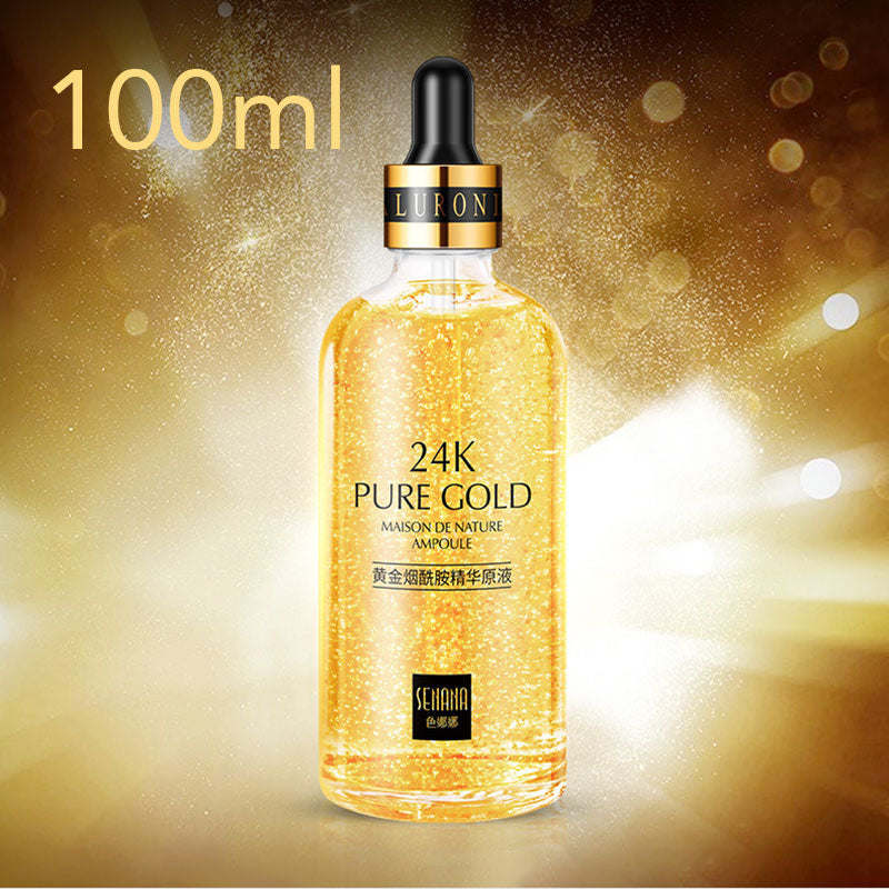 24k Yellow Gold Face Serum Anti Aging Serum Facial Lifting Collagen Essence Skin Care