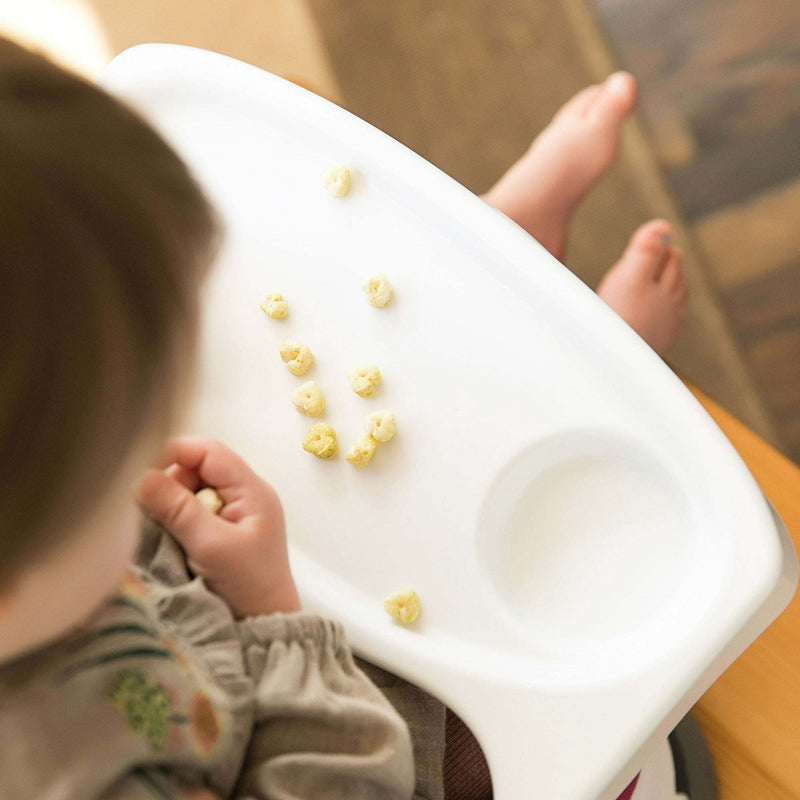 Booster Feeding High Chair and Floor Seat with Self-Storing Tray