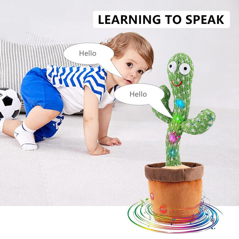 Talking Dancing Cactus Toy for Baby Funny Gift Education Toys