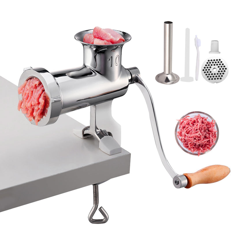 Stainless Steel Hand Operated Meat Grinder