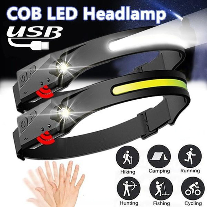 LED Headlamp Flashlight Rechargeable Waterproof Headlight