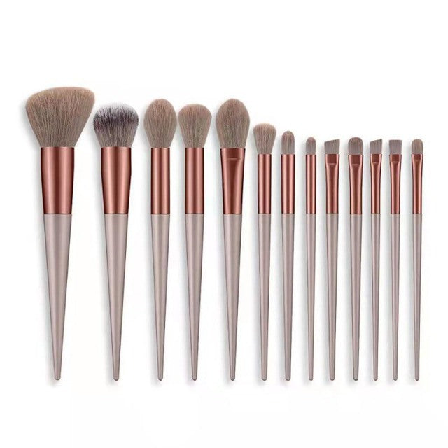 13Pcs Makeup Brush Set Powder Eye Shadow