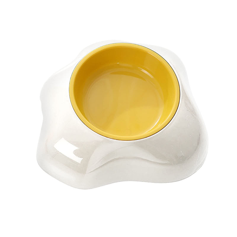 Egg-Shaped Pet Bowl Drinking Water Single Double Bowl