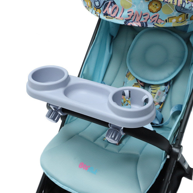 Baby Stroller Snack Tray With Cup Feeding Bottle Holder