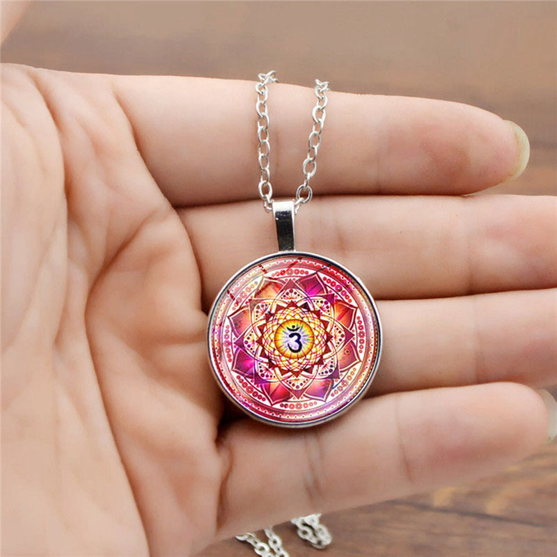 Accessories Yoga Mandala Time Gem Necklace