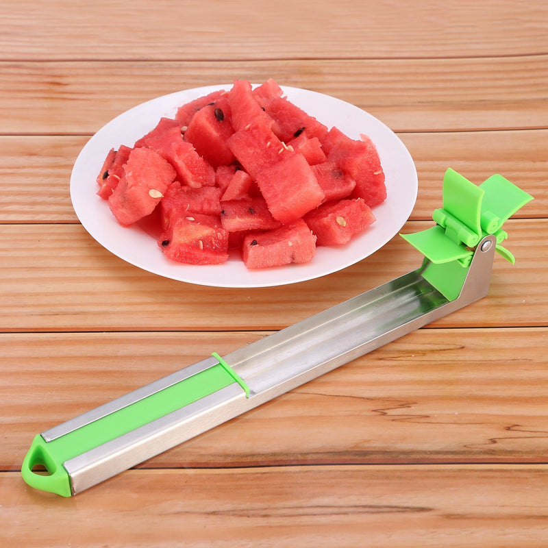 Watermelon Cubes Windmill Cutter Melon Knife