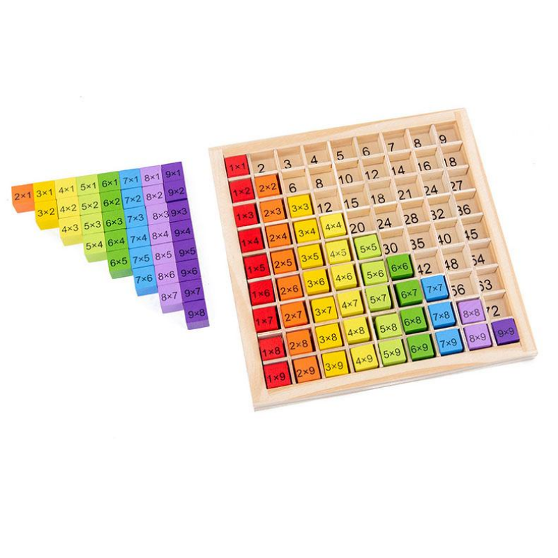 Montessori Educational Wooden Math Toys For Kids Children Baby