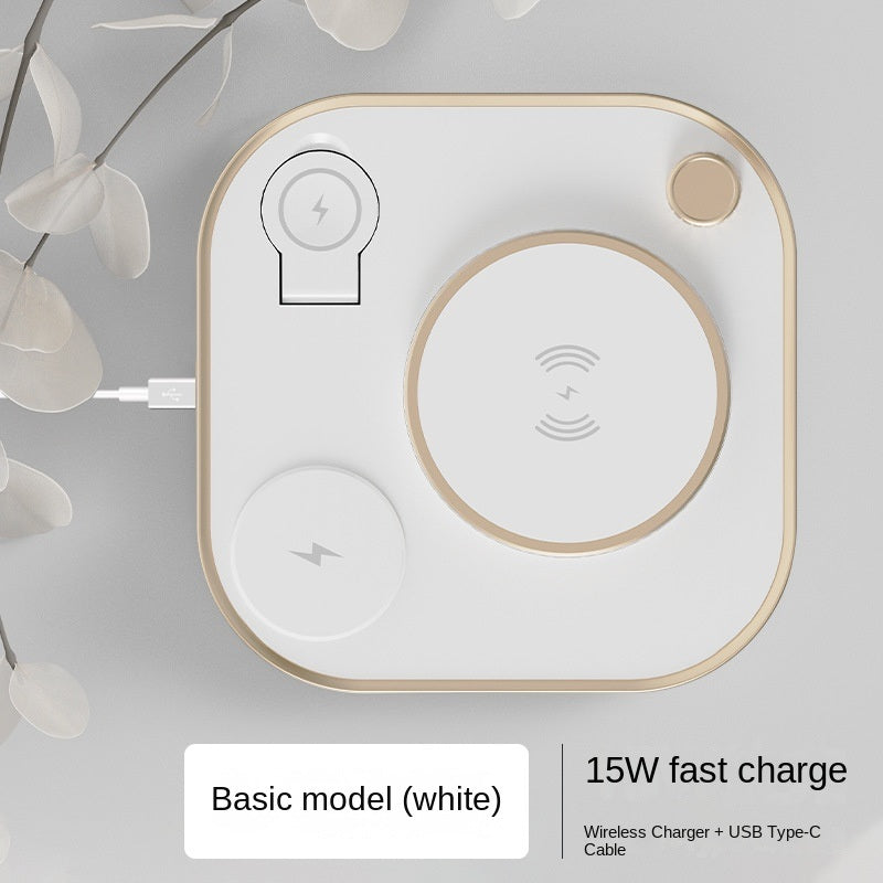 Four In One Magnetic Wireless Charger 15w Fast Charge Is Applicable To Multi-function Three In One Wireless Charge