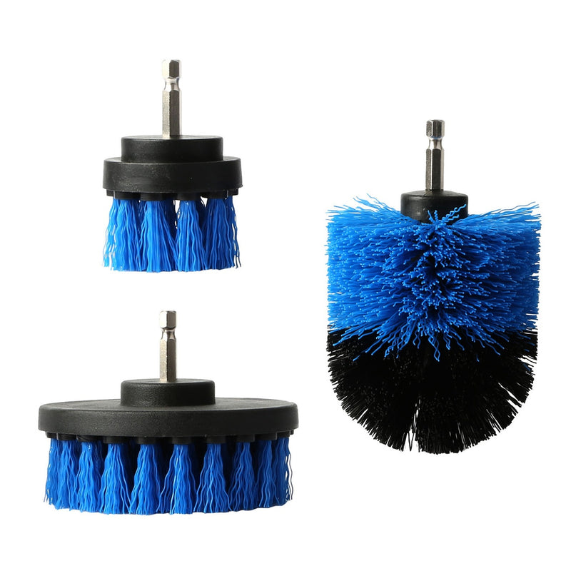 3Pcs/Set Drill Power Scrubber Cleaning Brush