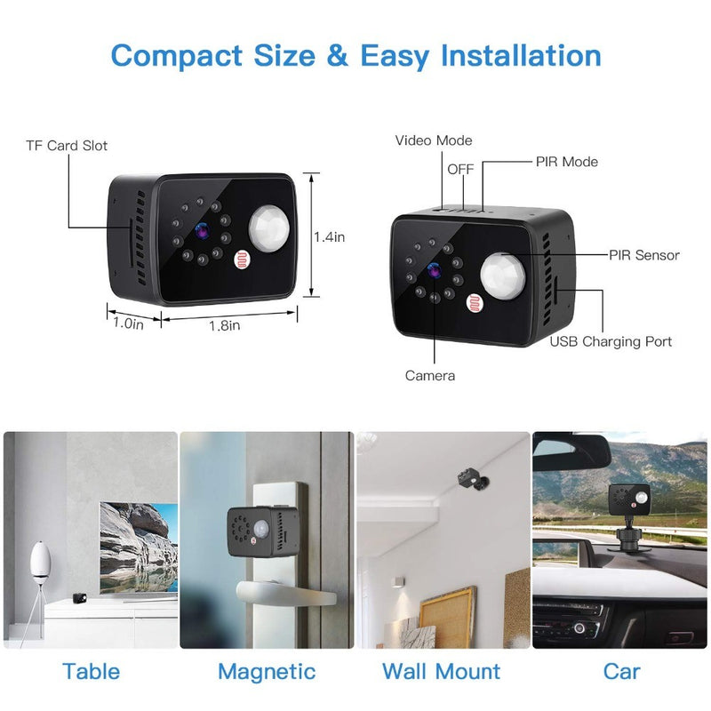 Security Surveillance Cam Video Recorder Mini Cameras