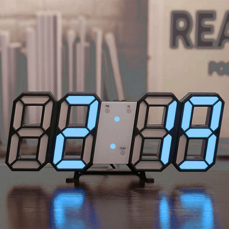 3D LED Digital Clock Bedroom Home Decor