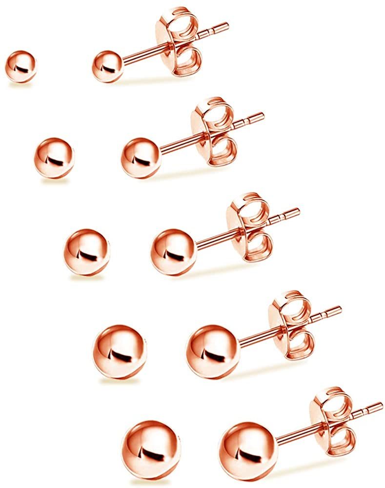 Hypoallergenic Studs Surgical Stainless Steel Earrings