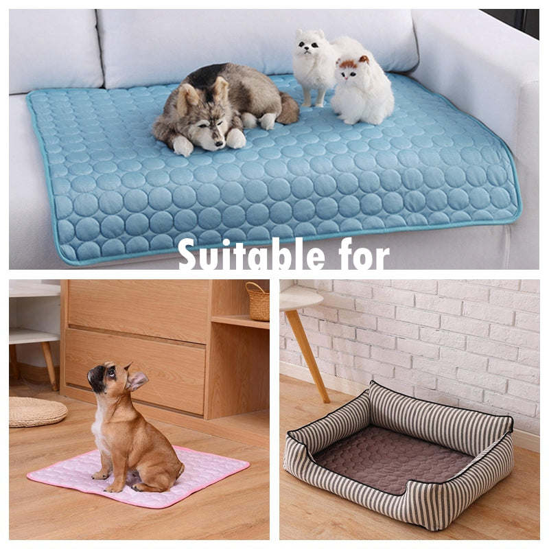 Dog Mat Cooling Summer Pad Mat For Dogs Cat Blanket Sofa