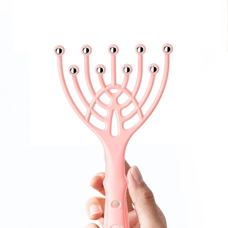 Head Massager with 9 Claws for Deep Stress Relaxation and Hair Care