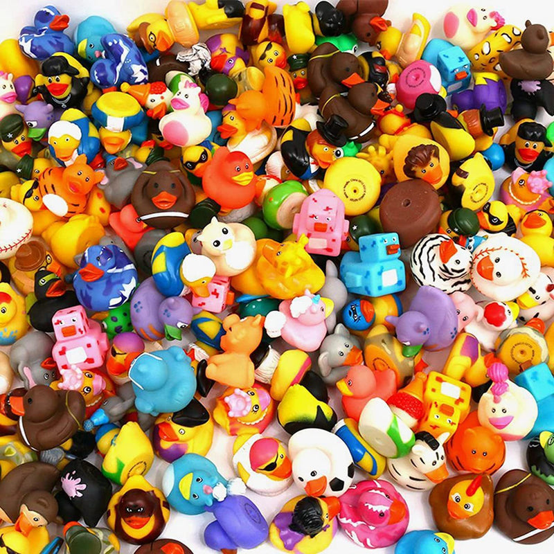 Assorted Rubber Ducks Toy Duckies for Kids and Toddlers