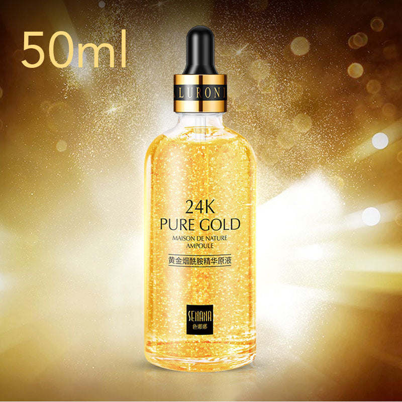 24k Yellow Gold Face Serum Anti Aging Serum Facial Lifting Collagen Essence Skin Care