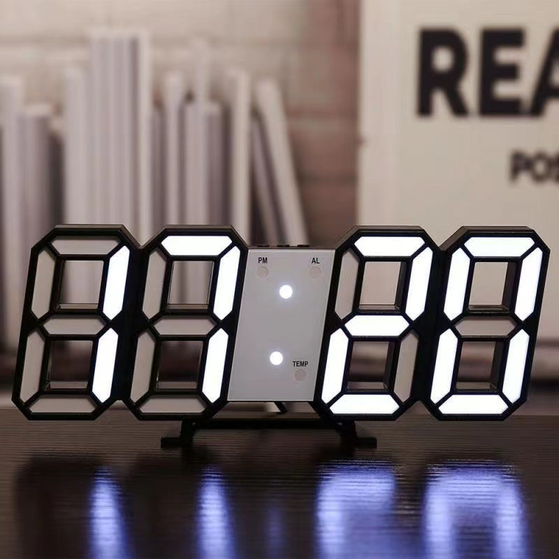 3D LED Digital Clock Bedroom Home Decor