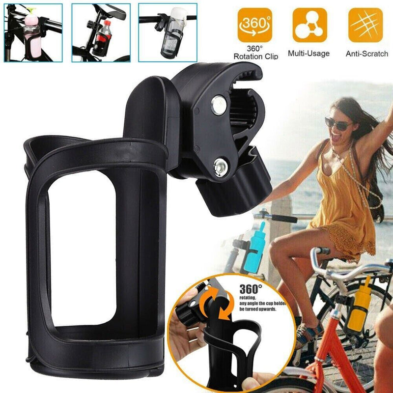 Water Bottle Cage Mount Drink Bicycle Handlebar Cup Holder